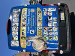 The Last Chance Van with pictures of adopted animalson it