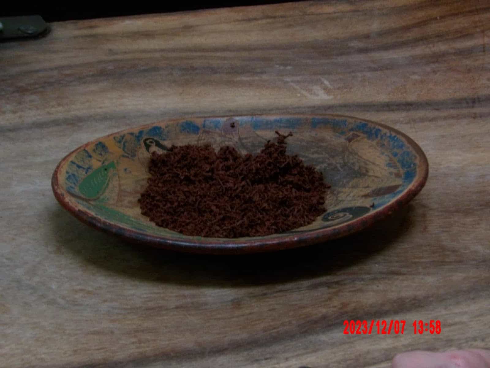 What the Chocolate Looks Like After It Has Been Ground and Before Sugar is Sdded What the Chocolate Looks Like After It Has Been Ground and Before Sugar is Sdded