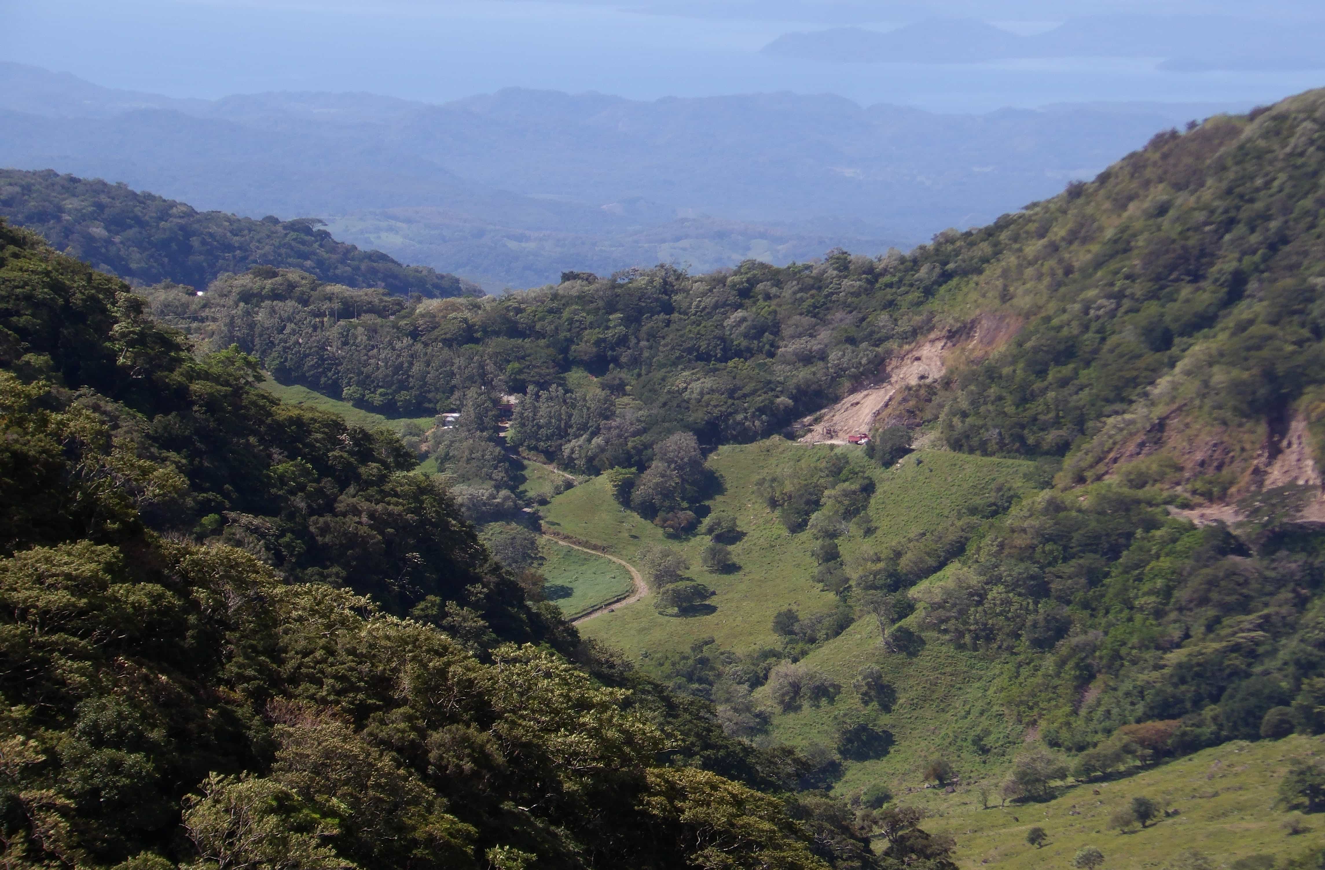 A View of the Mountain From Our Hotel in Monteverde A View of the Mountain From Our Hotel in Monteverde