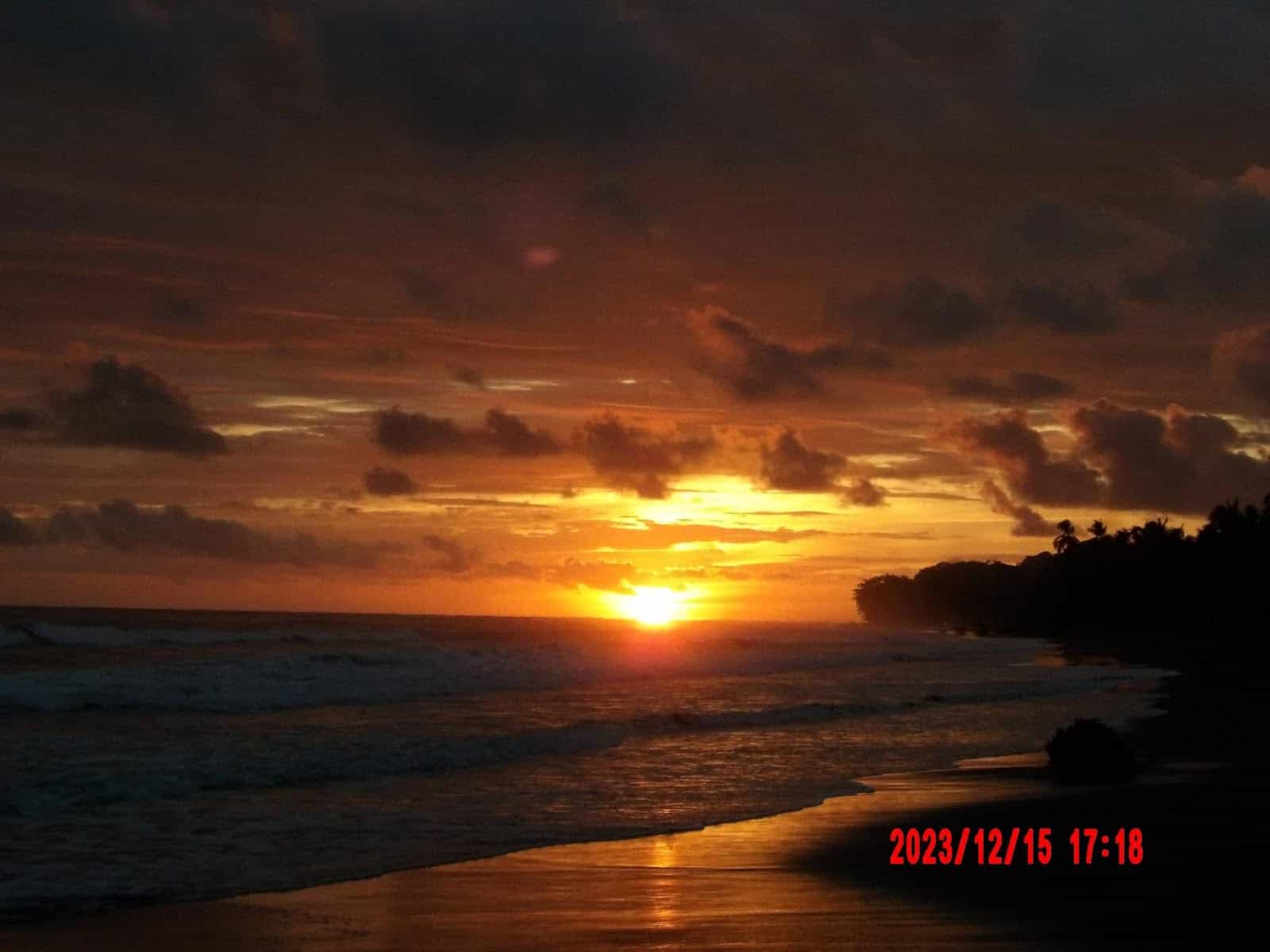 Sunset Over the Water in Esterillos Oeste