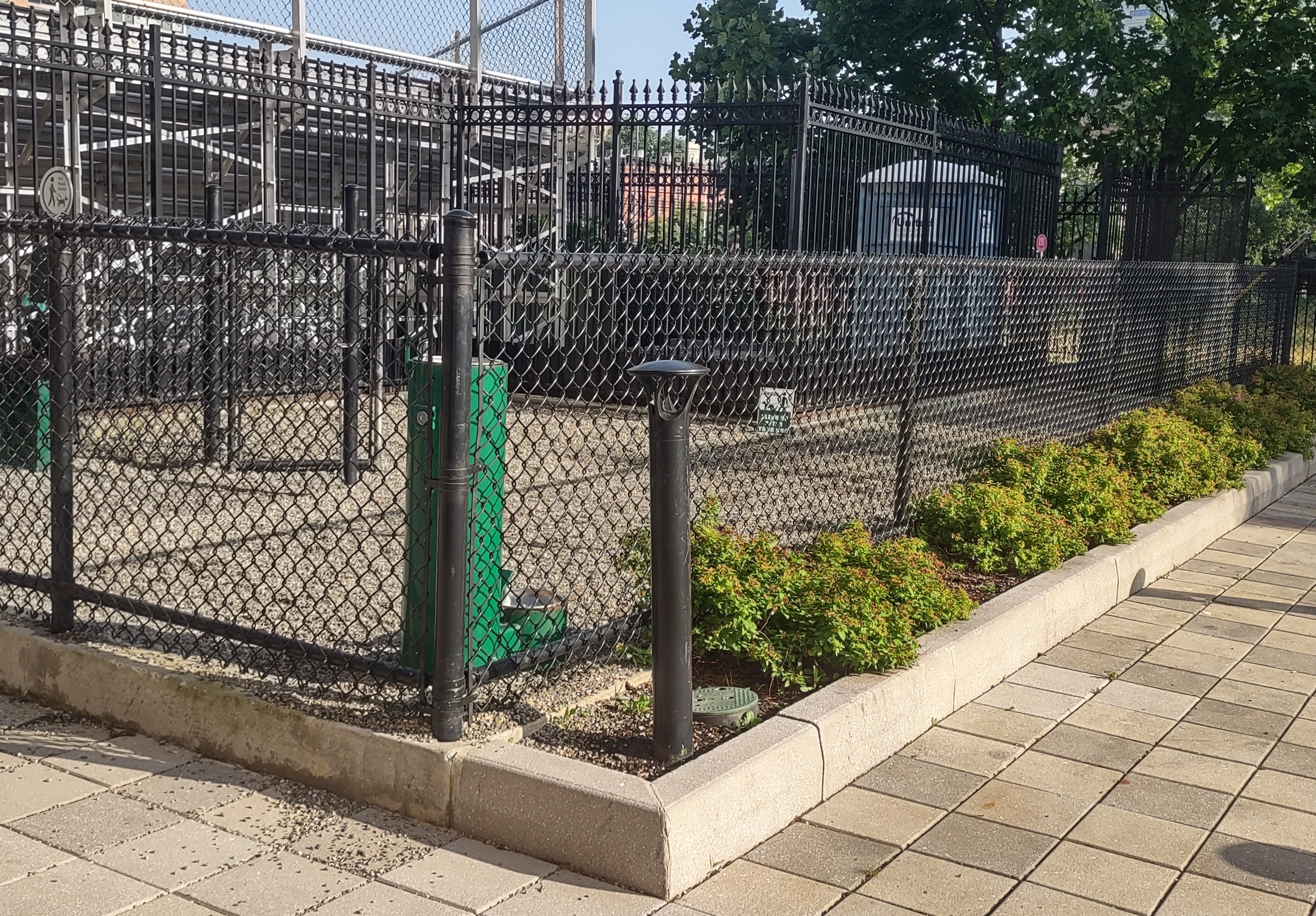 a Small Fenced-In Dog Park